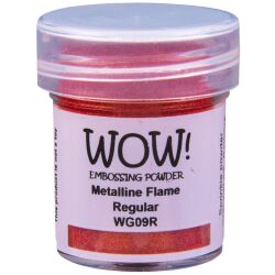 WOW Embossingpulver 15ml, Metalline, Farbe: Flame