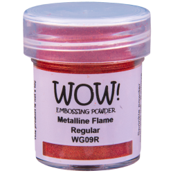 WOW Embossingpulver 15ml, Metalline, Farbe: Flame