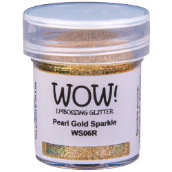 WOW Embossingpulver 15ml, Glitters, Farbe: Pearl Gold Sparkle Translucent