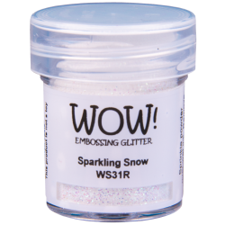 WOW Embossingpulver 15ml, Glitters, Farbe: Sparkling Snow
