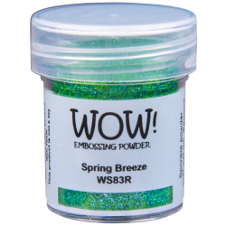 WOW Embossingpulver 15ml, Glitters, Farbe: Spring Breeze Translucent