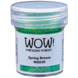 WOW Embossingpulver 15ml, Glitters, Farbe: Spring Breeze Translucent