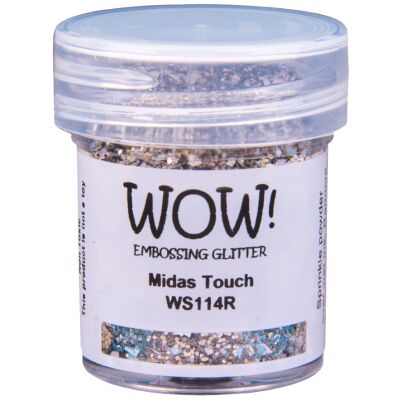 WOW Embossingpulver 15ml, Glitters, Farbe: Midas Touch