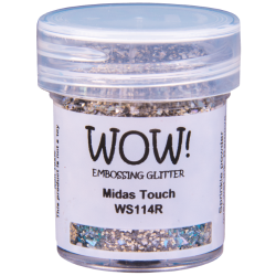 WOW Embossingpulver 15ml, Glitters, Farbe: Midas Touch