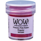 WOW Embossingpulver 15ml, Primary, Farbe: Pink Robin Translucent