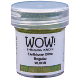 WOW Embossingpulver 15ml, Earth Tones, Farbe: Olive