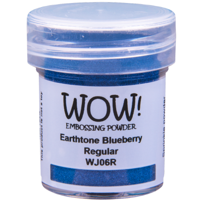 WOW Embossingpulver 15ml, Earth Tones, Farbe: Blueberry