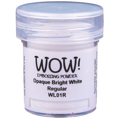 WOW Embossingpulver 15ml, Whites, Farbe: Bright White Superfine
