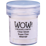 WOW Embossingpulver 15ml, Clears, Farbe: Clear Gloss Superfine