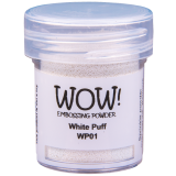 WOW Embossingpulver 15ml, Puff, Farbe: White