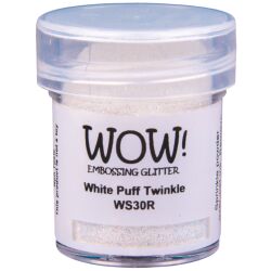 WOW Embossingpulver 15ml, Puff, Farbe: White Twinkle