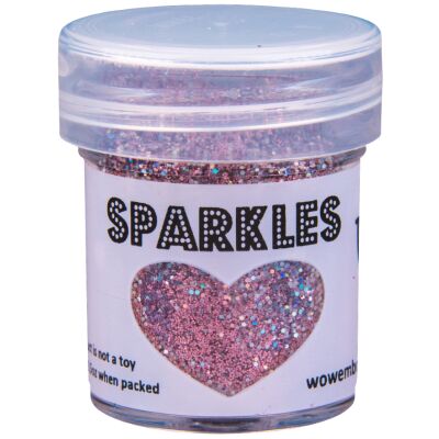 WOW Sparkles das Premium Glitter, 15ml, Farbe: Frosted Petals