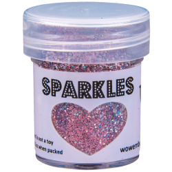 WOW Sparkles das Premium Glitter, 15ml, Farbe: Frosted Petals