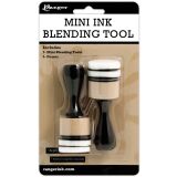 Ranger Mini Ink Blending Tool, 2 Tools mit 4 wechselbaren Foams in 2,5 cm