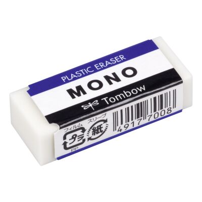 Tombow MONO Plastic Eraser XS, weicher Kunststoffradierer