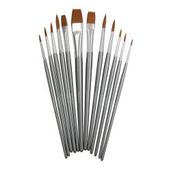 Tonic Studios Nuvo paint brush, Set mit 12 hochwertigen Nylon Pinseln