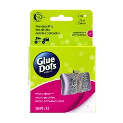 Glue Dots Permanent Micro Dots Roll 3mm 325 Stück,...