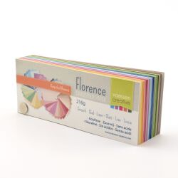 Florence Cardstock smooth Farbfächer mit Artikelname- und Nummernbezeichnung
