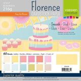 Florence Cardstock smooth 30,5x30,5 Multipack, 216g, 12x5 Blatt: Pastel