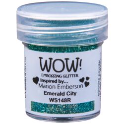 WOW Embossingpulver 15ml, Glitters, Farbe: Emerald City...