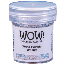 WOW Embossingpulver 15ml, Glitters, Farbe: White Twinkle
