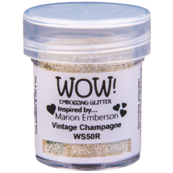 WOW Embossingpulver 15ml, Glitters, Farbe: Vintage Champagner Opaque