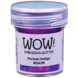 WOW Embossingpulver 15ml, Glitters, Farbe: Persian Indigo Opaque