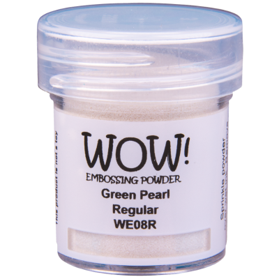 WOW Embossingpulver 15ml, Pearlescents, Farbe: Green Pearl