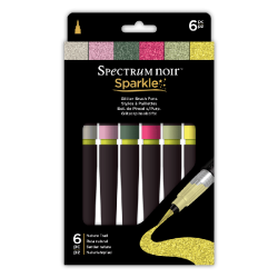 Spectrum Noir Sparkle 6er Set, Brush Tip/Pinselspitze,...