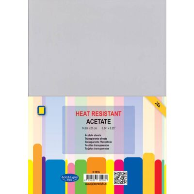 A4 Heat Resistent Acetate 5 Sheets SWEET DIXIE   SDHRA N 