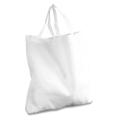 Sublimierbare Einkaufstasche mit Henkel von Sublistar in weiß, Größe: 30 x 35 cm