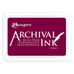 Archival Ink Stempelkissen von Ranger, Farbe: plum