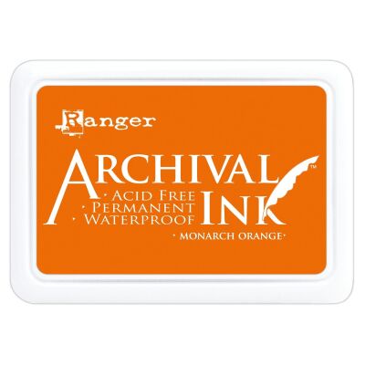 Archival Ink Stempelkissen von Ranger, Farbe: monarch orange