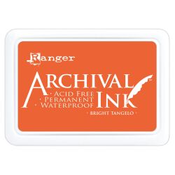 Archival Ink Stempelkissen von Ranger, Farbe: bright tangelo