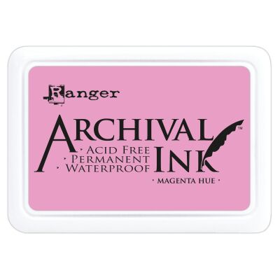 Archival Ink Stempelkissen von Ranger, Farbe: magenta hue