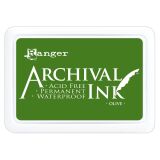 Archival Ink Stempelkissen von Ranger, Farbe: olive