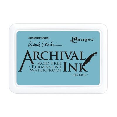 Archival Ink Stempelkissen von Ranger, Wendy Vecchi Serie, Farbe: sky blue