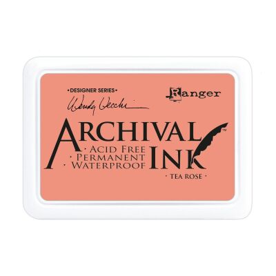 Archival Ink Stempelkissen von Ranger, Farbe: tea rose