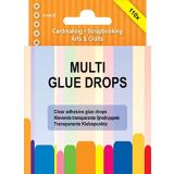Multi Glue Drops JeJe, doppelseitige Klebepunkte transparent, 4mm, 110 Stk.