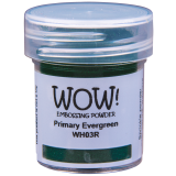WOW Embossingpulver 15ml, Primary, Farbe: Evergreen Translucent