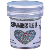 WOW Sparkles das Premium Glitter, 15ml, Farbe: Peppermint Stick