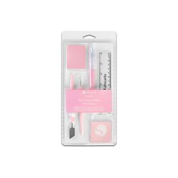 Tool Kit, 6er Werkzeugset von Silhouette rosa/pink