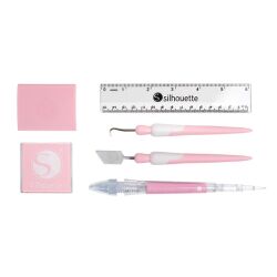 Tool Kit, 6er Werkzeugset von Silhouette rosa/pink