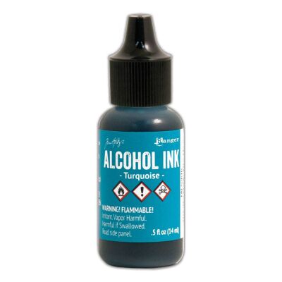 Tim Holtz Alcohol Ink von Ranger mit 14 ml Inhalt, Farbe: turquoise