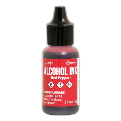 Tim Holtz Alcohol Ink von Ranger mit 14 ml Inhalt, Farbe: red pepper