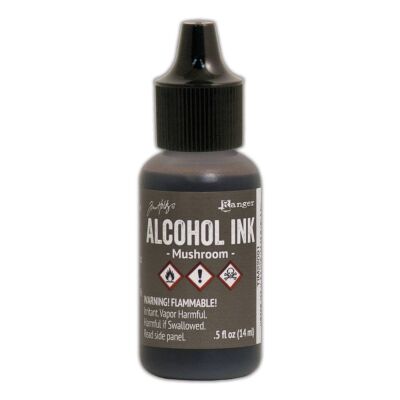 Tim Holtz Alcohol Ink von Ranger mit 14 ml Inhalt, Farbe: mushroom