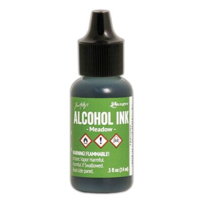 Tim Holtz Alcohol Ink von Ranger mit 14 ml Inhalt, Farbe: meadow