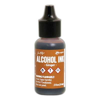 Tim Holtz Alcohol Ink von Ranger mit 14 ml Inhalt, Farbe: ginger