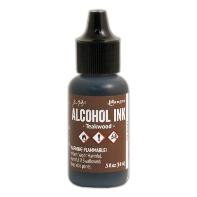 Tim Holtz Alcohol Ink von Ranger mit 14 ml Inhalt, Farbe: teakwood