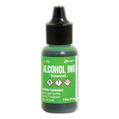Tim Holtz Alcohol Ink von Ranger mit 14 ml Inhalt, Farbe: botanical